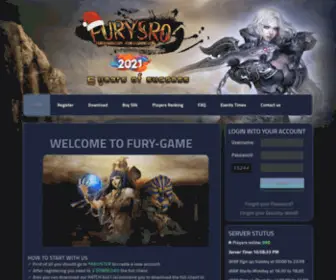 Fury-SRO.com(Silkroad online) Screenshot