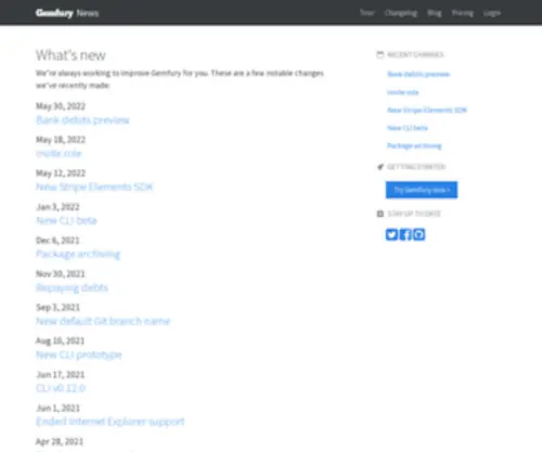 Fury.blog(Private RubyGems) Screenshot