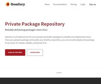 Fury.co(Private Package Repository) Screenshot