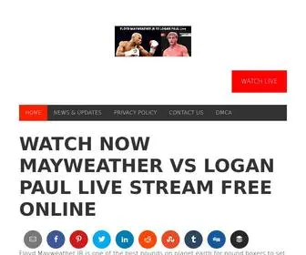 Furyvswilderthree.com(MAYWEATHER VS LOGAN PAUL LIVE STREAMING INFORMATION) Screenshot