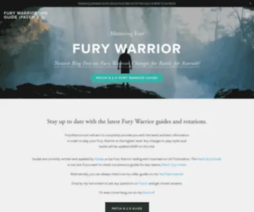Furywarrior.com(Furywarrior) Screenshot