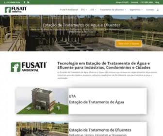 Fusatiambiental.com.br(Estação de Tratamento de Água) Screenshot