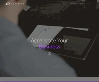 Fuscient.com(Accelerate Your Business) Screenshot