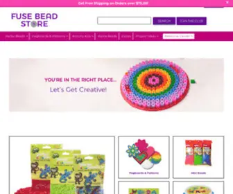 Fusebeadstore.com(Fuse Bead Store) Screenshot