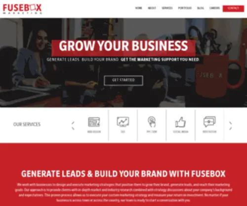 Fuseboxmarketing.com(Digital Marketing & Lead Generation Services) Screenshot