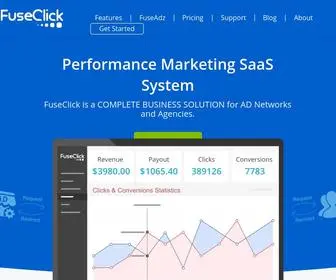 Fuseclick.com(Global Performance Marketing SaaS Platform) Screenshot