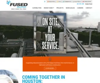 Fusedind.com(A Full Force of Houston Construction Services) Screenshot