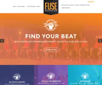 Fusedrumming.co.nz(FUSE Drumming) Screenshot