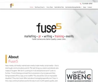 Fusefive.com(Marketing & Advertising Agency) Screenshot