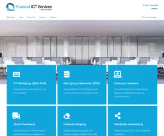 Fusernet.nl(Specialistische reiniging van uw ICT apparatuur en serverruimtes) Screenshot