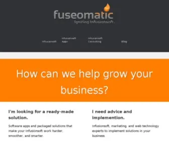 Fusetastic.com(Infusionsoft) Screenshot