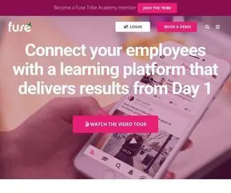 Fuseuniversal.com(The Learning Platform That Ignites People Performance) Screenshot