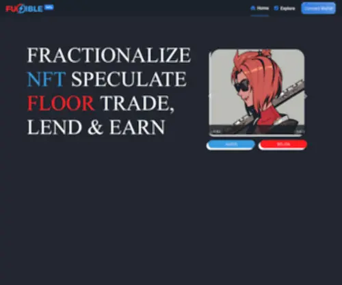 Fusible.io(Price Discovery Protocol for NFTs) Screenshot