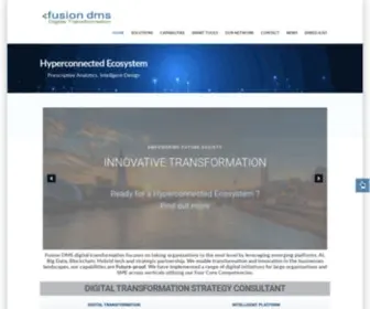 Fusion-DMS.com(Digital Strategy Consultant) Screenshot