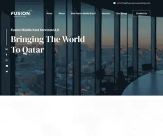 Fusion-ME.com(Fusion Middle East) Screenshot