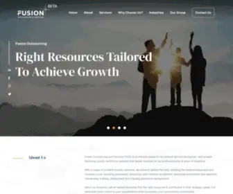 Fusion-Outsourcing.com(Fusion Outsourcing) Screenshot