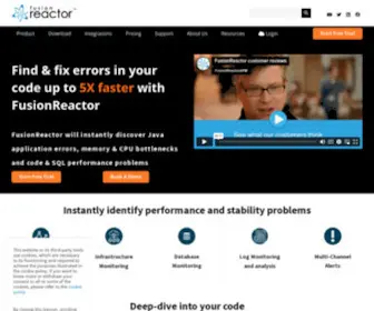 Fusion-Reactor.com(FusionReactor Java APM) Screenshot