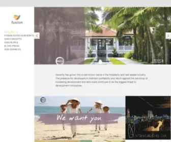 Fusion-Resorts.com(Serenity Hotel Group) Screenshot