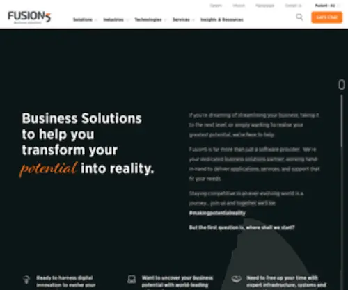Fusion5.com.au(NetSuite, Microsoft, Oracle ERP & CRM) Screenshot