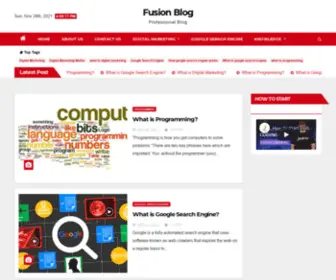 Fusionblogs.in(Fusion Blog) Screenshot