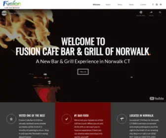 Fusioncafebargrill.com(Fusion Cafe Bar & Grill) Screenshot