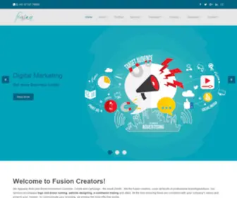 Fusioncreators.com(Fusion Creators Chennai) Screenshot