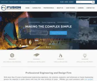 Fusioneng.com(Fusion Engineering) Screenshot