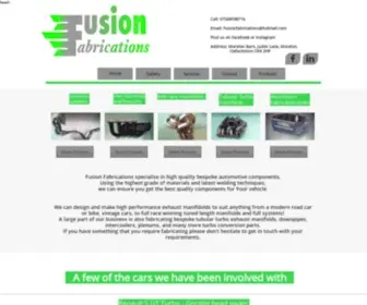 Fusionfabs.co.uk(We specialise in custom) Screenshot