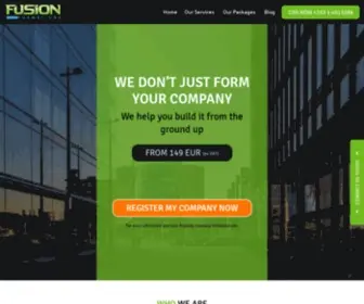 Fusionformations.ie(Company Formation ireland) Screenshot