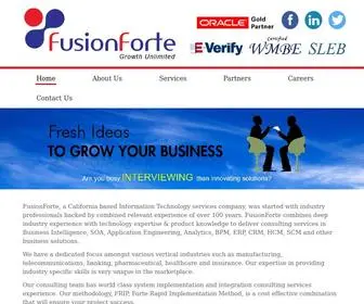 Fusionforte.com(FusionForte) Screenshot