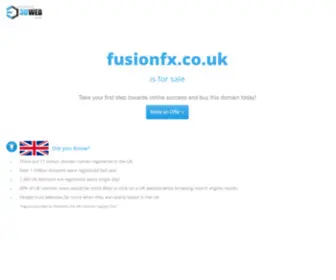 Fusionfx.co.uk(3DWeb Online Services) Screenshot