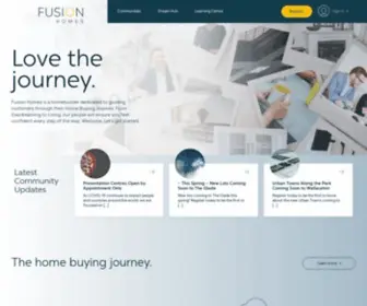 Fusionhomes.com(Fusion Homes) Screenshot