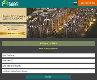 Fusionhomes.online(Fusion Homes Noida Extension) Screenshot