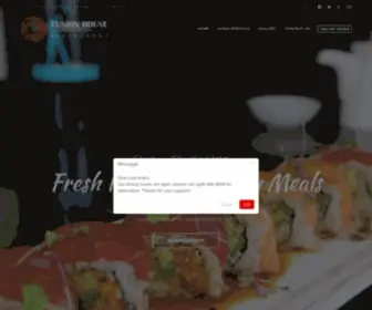 Fusionhouserestaurant.com(Fusion House Restaurant) Screenshot