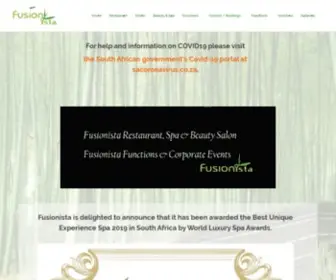 Fusionista.co.za(Home) Screenshot