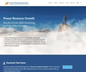 Fusionmarketingpartners.com(Great B2B Marketing) Screenshot