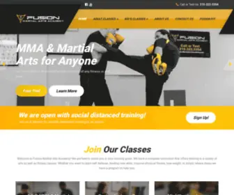 Fusionmartialartsacademy.com(Fusion Martial Arts Academy) Screenshot