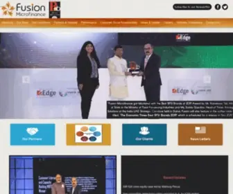 Fusionmicrofinance.com(Fusion Microfinance) Screenshot