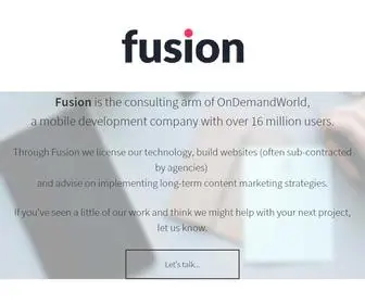 Fusion.pm(Performance Marketing) Screenshot