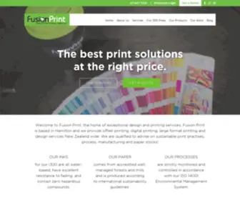 Fusionprint.co.nz(Fusion Print) Screenshot