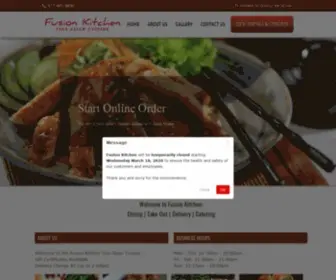 Fusionquincy.com(Fusion Kitchen) Screenshot