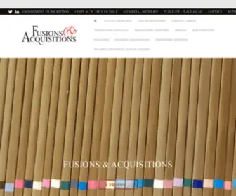 Fusions-Acquisitions.fr(Fusions & Acquisitions Magazine) Screenshot