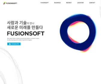 Fusionsoft.co.kr(퓨전소프트(FUSIONSOFT)) Screenshot