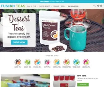 Fusionteas.com(Fusion Teas) Screenshot