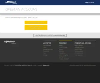 Fusionts.com(Open an account) Screenshot
