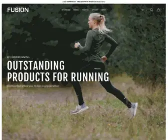 FusionWorld.com(FUSION Sportswear COM) Screenshot