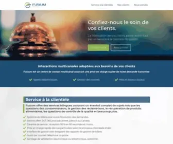 Fusiumsolutions.com(Accueil) Screenshot