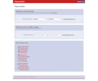 Fuso-Orario.com(Fuso) Screenshot