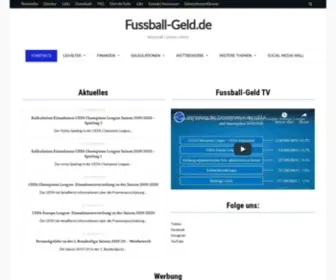Fussball-Geld.de(Startseite) Screenshot