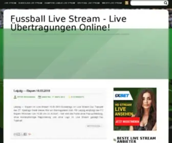 Fussball-Live-Stream.net(Fussball Live Stream) Screenshot